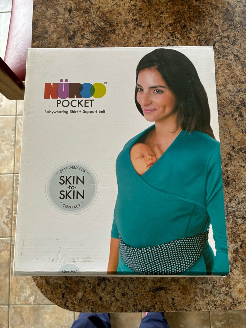Nuroo Pocket Babywearing Shirt in Teal